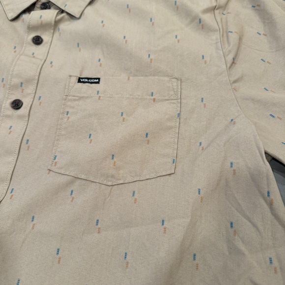 Volcom brown button up tribal print shirt - Picture 4 of 7